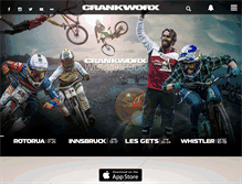 Tablet Screenshot of crankworx.com